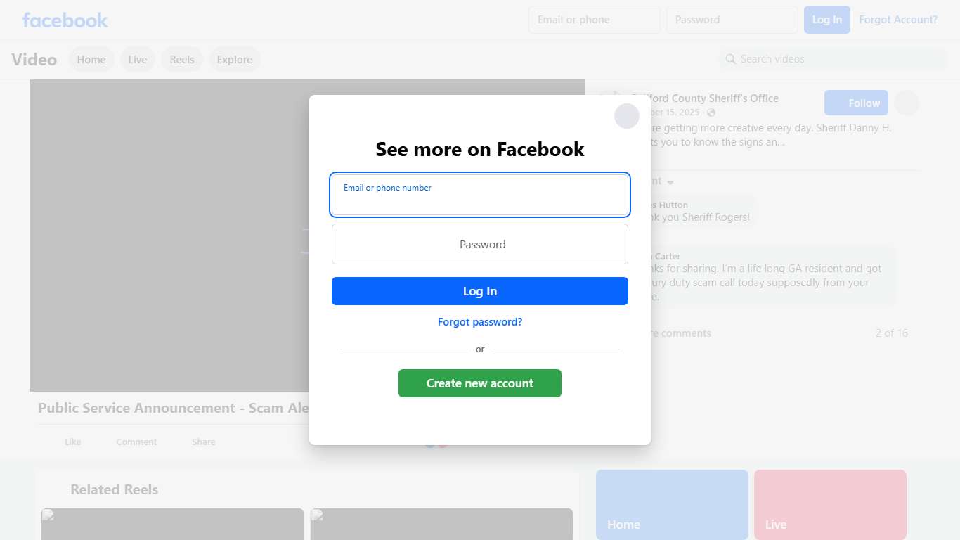Scammers are getting more creative every day. Sheriff Danny H. Rogers wants you to know the signs and protect yourself from becoming a victim. #GCSO Guilford County Sheriff's Office Facebook
